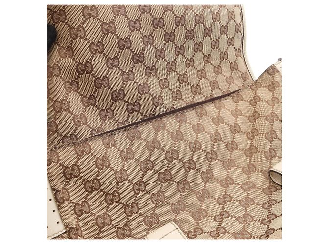 Borsa a tracolla Gucci GG Canvas Beige Crudo - vista 14