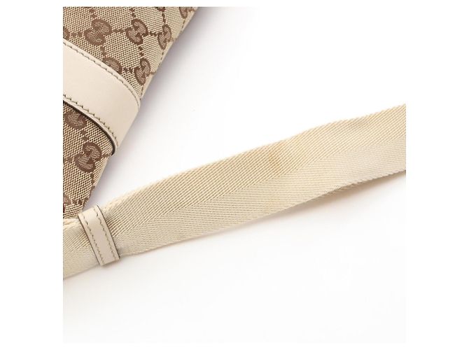Borsa a tracolla Gucci GG Canvas Beige Crudo - vista 5