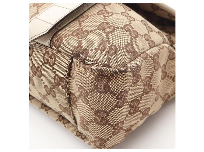 Borsa a tracolla Gucci GG Canvas Beige Crudo - vista 7