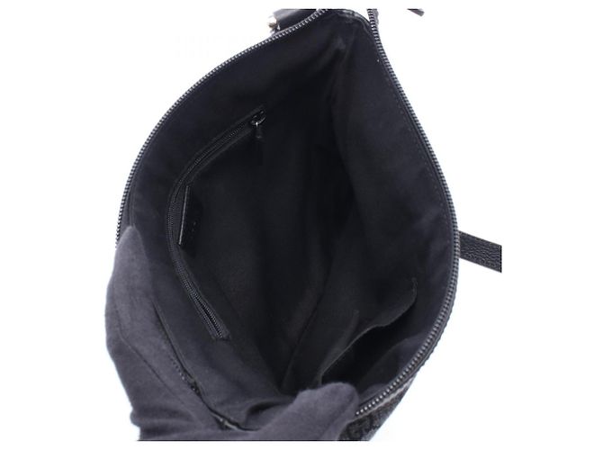 Borsa a Spalla Gucci GG Canvas Nero - vista 3