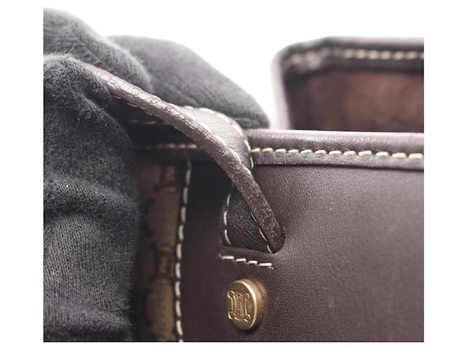 Céline Borsa Celine Macadam Marrone Beige - vista 7