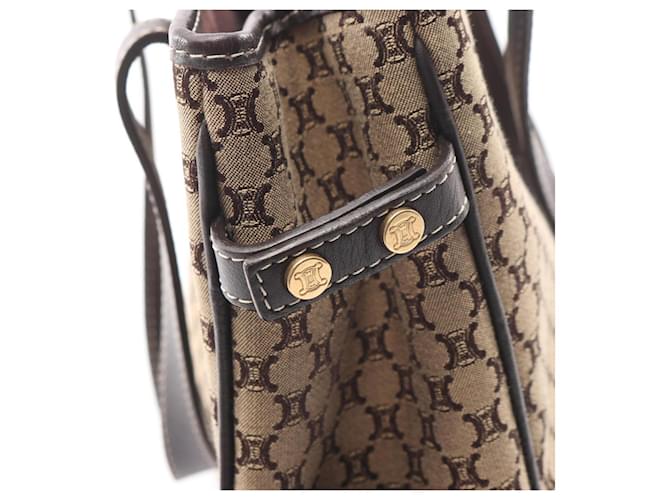 Céline Borsa Celine Macadam Marrone Beige - vista 9