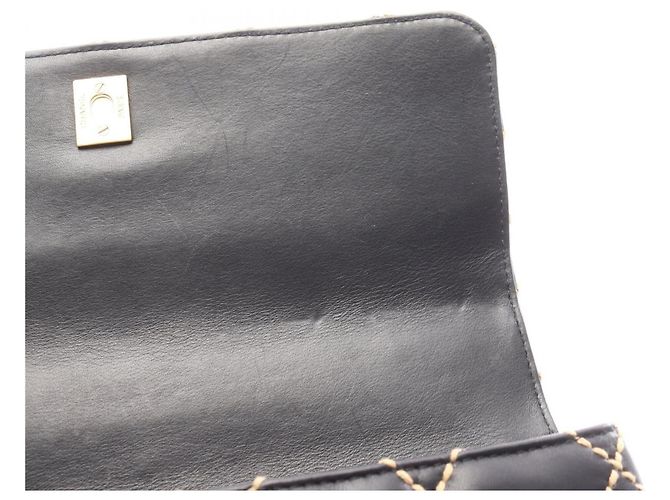 Borsa a mano con manico Wild Stitch Chanel Nero - vista 7