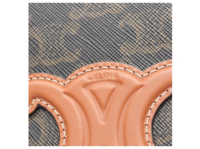 Céline Celine Triomphe 2-Way Handtasche Braun Schwarz - Ansicht 4