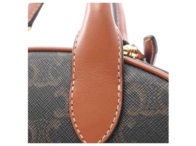 Céline Celine Triomphe 2-Way Handtasche Braun Schwarz - Ansicht 6