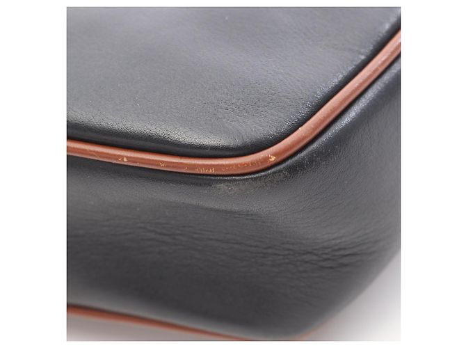 Céline Borsa a tracolla Celine in pelle Marrone Nero - vista 10