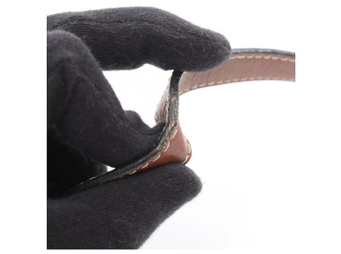 Céline Borsa a tracolla Celine in pelle Marrone Nero - vista 13