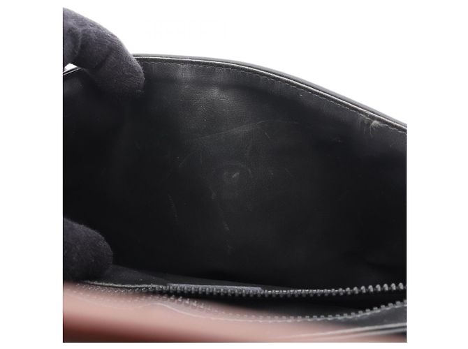 Céline Borsa a tracolla Celine in pelle Marrone Nero - vista 15