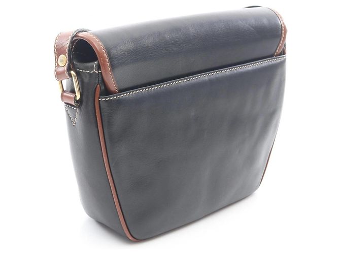 Céline Borsa a tracolla Celine in pelle Marrone Nero - vista 2