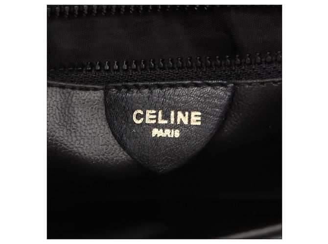 Céline Borsa a tracolla Celine in pelle Marrone Nero - vista 4