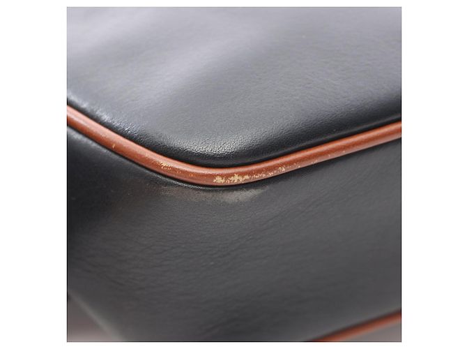 Céline Borsa a tracolla Celine in pelle Marrone Nero - vista 9