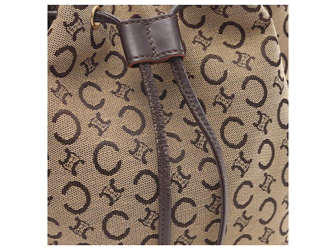 Céline Borsa a Spalla Celine C Macadam Marrone Beige - vista 11