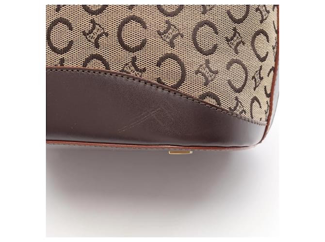 Céline Borsa a Spalla Celine C Macadam Marrone Beige - vista 9