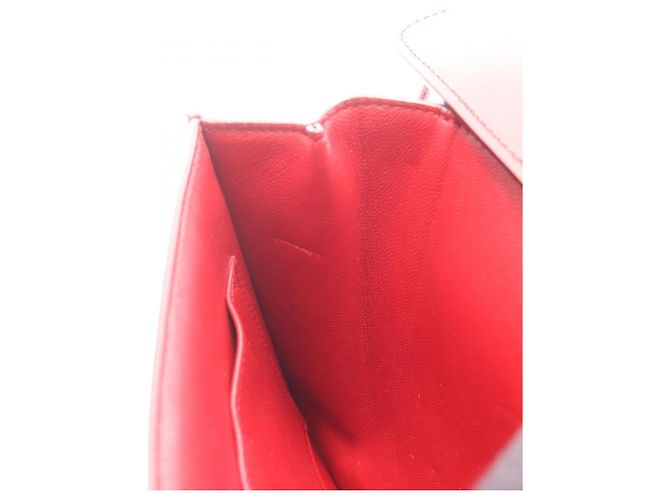 Céline Bolso de Hombro Celine Classic Box Medium Roja - vista 10