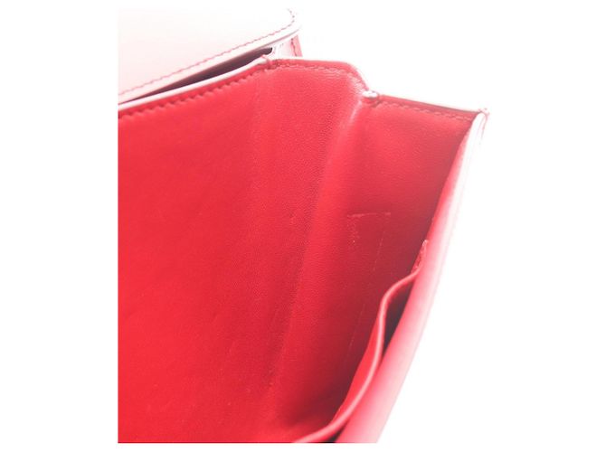 Céline Bolso de Hombro Celine Classic Box Medium Roja - vista 7