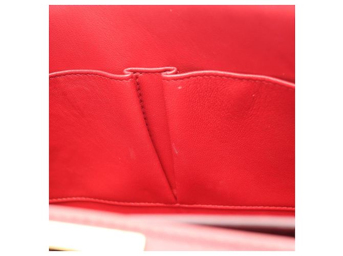 Céline Bolso de Hombro Celine Classic Box Medium Roja - vista 9