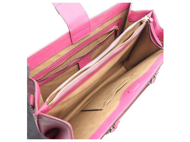 Borsa Gucci 2-Way in pelle rosa e rossa Rosso - vista 3