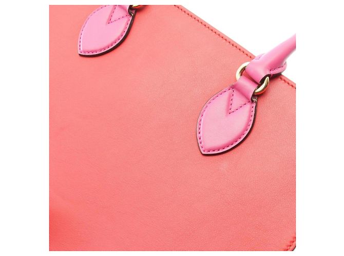 Borsa Gucci 2-Way in pelle rosa e rossa Rosso - vista 9