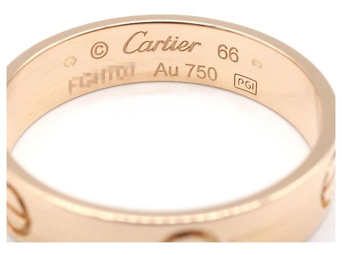 Anello Love di Cartier in oro rosa 18K - vista 3