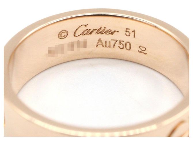 Anello Love di Cartier in oro rosa 18K - vista 3