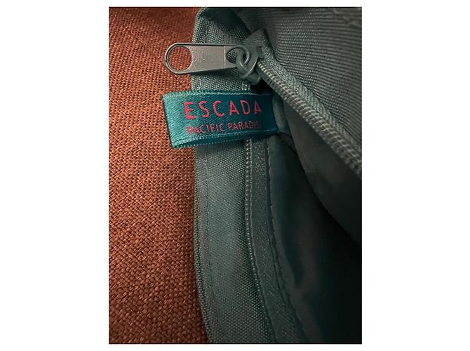 Escada Two-Tone Canvas Clutch Bag - view 2