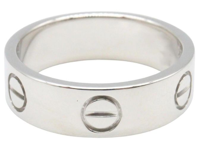 Cartier Love Ring aus 18K Weißgold Silber - Ansicht 2