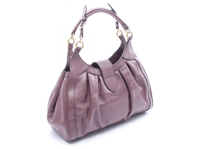 Borsa a mano 2-Way Gancini Salvatore Ferragamo Porpora - vista 2