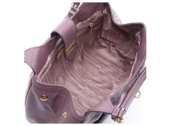 Borsa a mano 2-Way Gancini Salvatore Ferragamo Porpora - vista 3