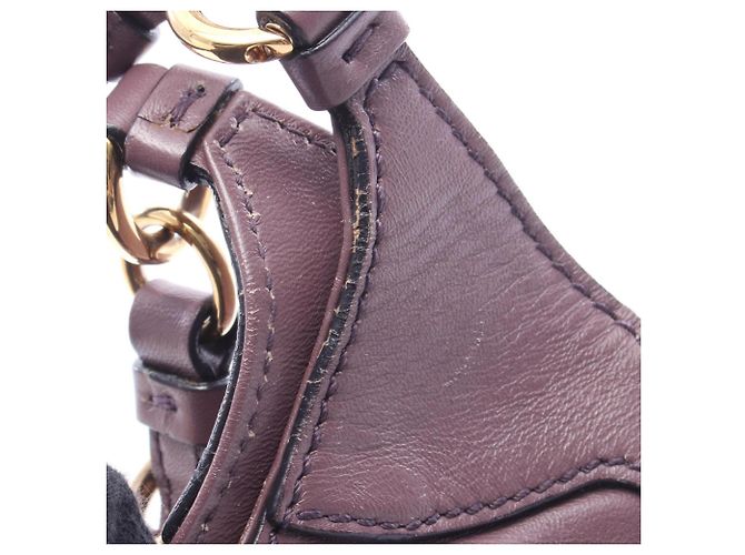 Borsa a mano 2-Way Gancini Salvatore Ferragamo Porpora - vista 7