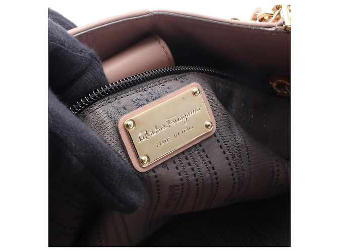 Borsa a mano 2-Way Gancini Salvatore Ferragamo Rosa - vista 4