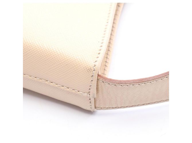 Borsa a tracolla Salvatore Ferragamo Gancini Beige - vista 6