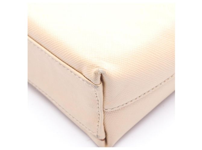 Borsa a tracolla Salvatore Ferragamo Gancini Beige - vista 7