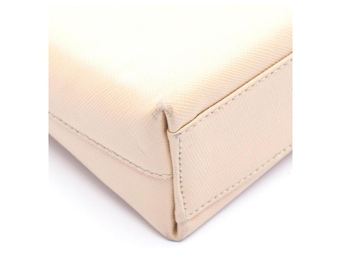 Borsa a tracolla Salvatore Ferragamo Gancini Beige - vista 8