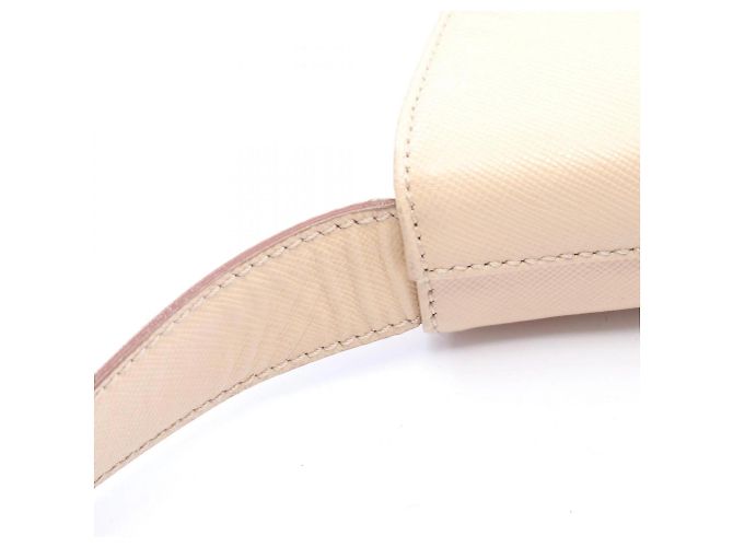 Borsa a tracolla Salvatore Ferragamo Gancini Beige - vista 9