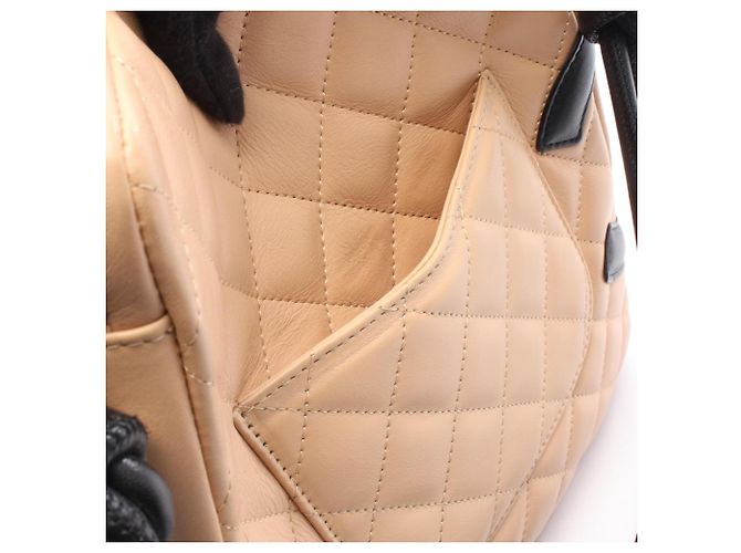 Borsa a Spalla Chanel Cambon Line Nero Beige - vista 6