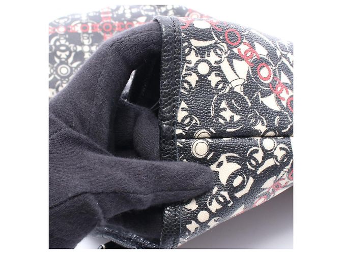 Borsa Tote Chanel Coco Travel Nero Multicolore - vista 7