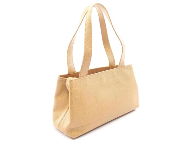 Borsa Tote Chanel Coco Mark Beige - vista 2