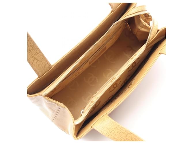 Borsa Tote Chanel Coco Mark Beige - vista 3