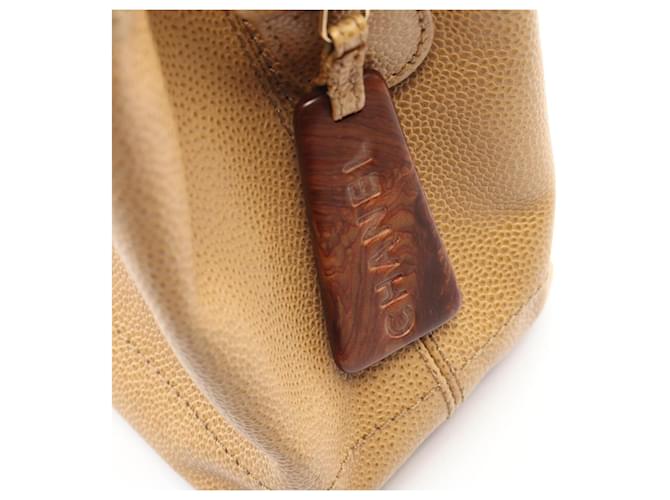Borsa Tote Chanel Coco Mark Beige - vista 9