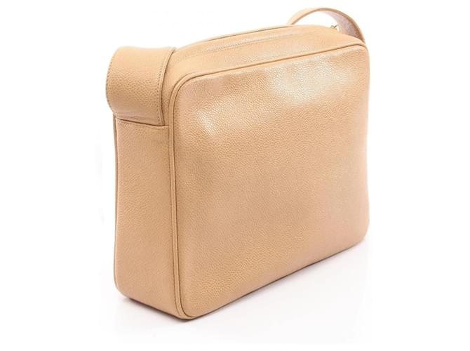 Borsa a Spalla Chanel Triple Coco Mark Beige - vista 2