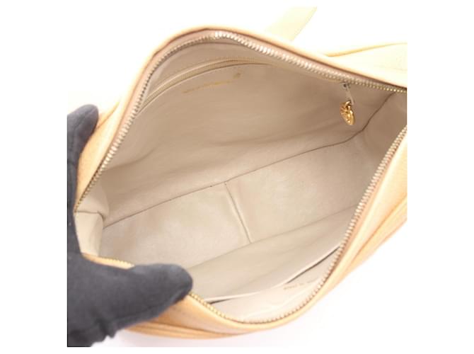 Borsa a Spalla Chanel Triple Coco Mark Beige - vista 3