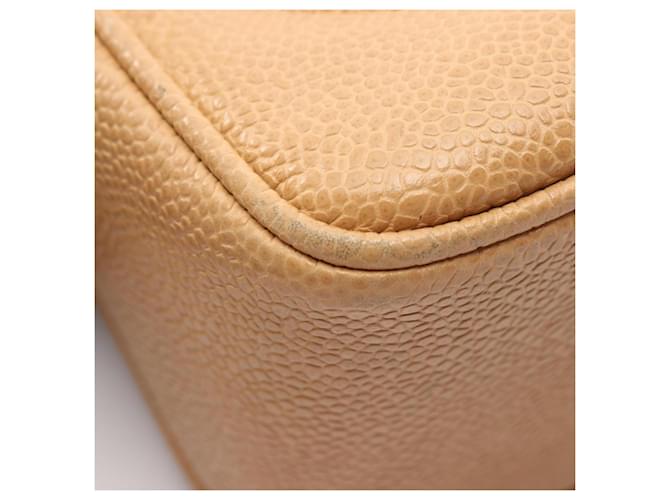 Borsa a Spalla Chanel Triple Coco Mark Beige - vista 6