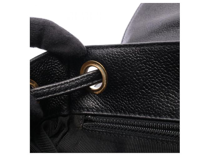 Zaino/Borsa Chanel Triple Coco Mark Nero - vista 7