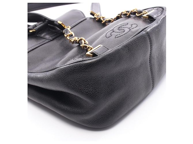 Zaino/Borsa Chanel Triple Coco Mark Nero - vista 9
