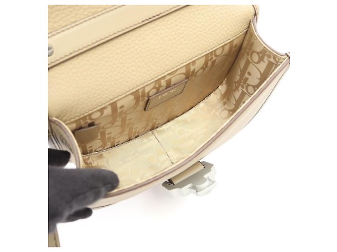 Christian Dior Dior GALLOP Mini Shoulder Bag Beige - vista 3