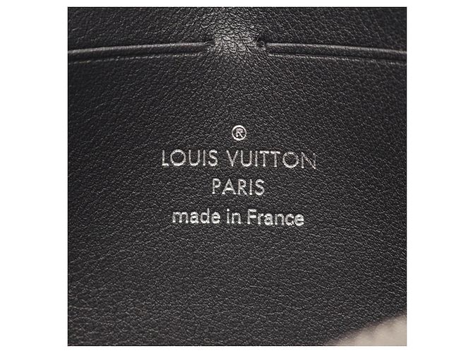 Louis Vuitton Zippy Wallet aus schwarzem Leder - Ansicht 4