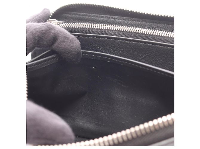 Louis Vuitton Zippy Wallet aus schwarzem Leder - Ansicht 6