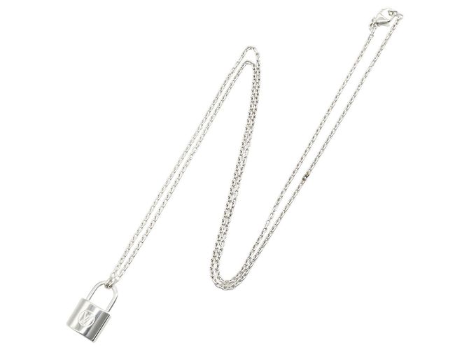 Collana con pendente Lockit Louis Vuitton Argento - vista 2
