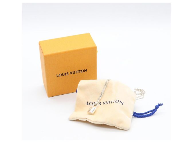 Collana con pendente Lockit Louis Vuitton Argento - vista 4
