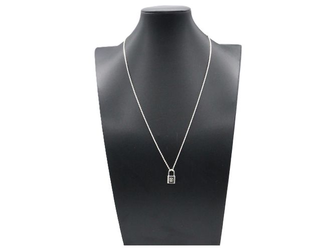 Collana con pendente Lockit Louis Vuitton Argento - vista 5